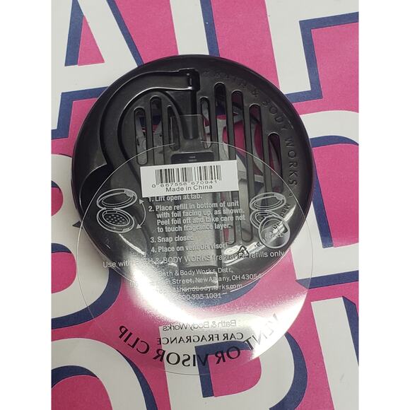 BBW Sparkly Spider Web Gem Visor & Vent Clip Car Fragrance Holder Scent Decor - Picture 2 of 2